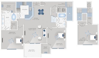 HACIENDA GRANDE (D1) 1307 floor plan